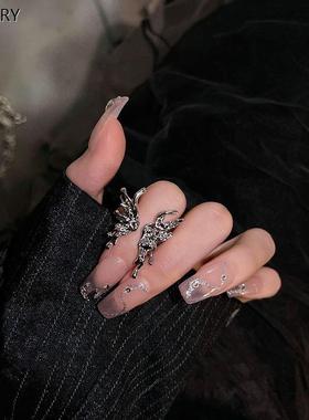 液态蝴蝶戒指女ins潮小众设计