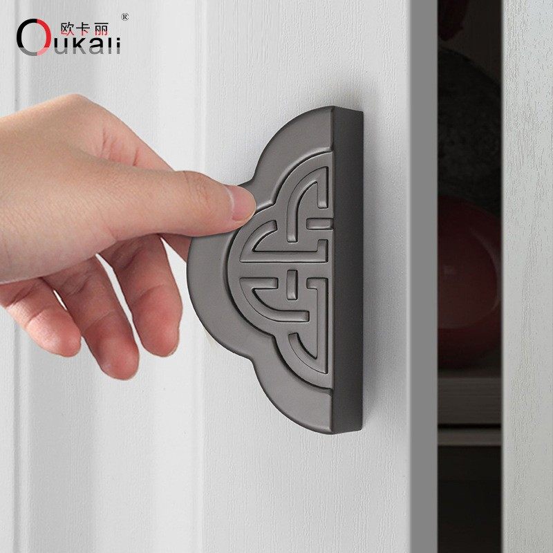 新款半圆中式橱柜柜门抽屉家具对开门把手锌合金小拉手配件GD51,淘宝优惠券,粉丝福利购,淘宝优惠卷