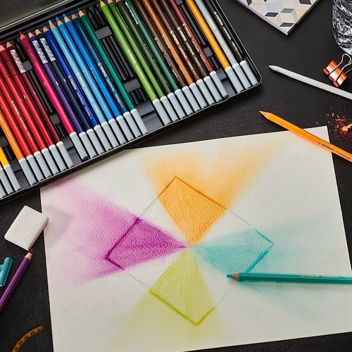 Немецкий лебедный пастельный карандаши раскрашенные порошковые карандаш карботелло пастельные карандаш раскрашены в древесный карандаш сухой порошок карандаш 12 24 36 48 60 Цветовые набор стабил Скай-Лей