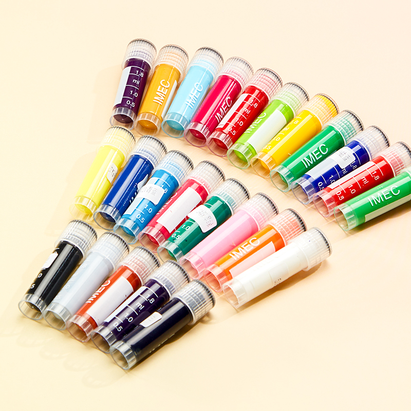 NICKER日本霓嘉宫崎骏不透明水彩颜料湿分装单支24色36色套装插画2ml容量针管装 - 图3