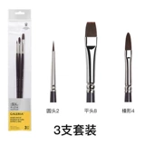 Импортный пигментированный акрил, кисть, профессиональный художественный комплект для начинающих, DIY, ручная роспись