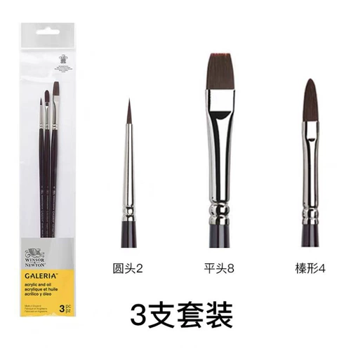 Импортный пигментированный акрил, кисть, профессиональный художественный комплект для начинающих, DIY, ручная роспись