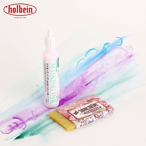 Holbein Holbein Holbein акварель белый пластик W469 Тип ручки Белая жидкая крышка 25 мл/55 мл
