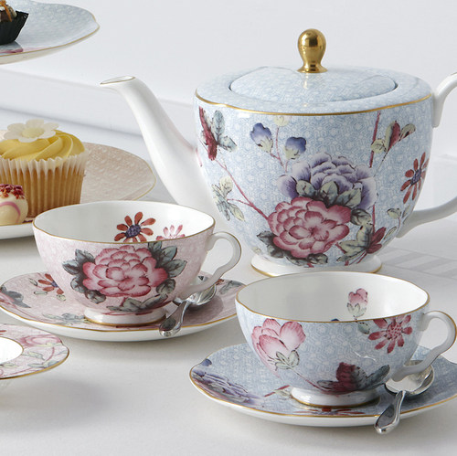 现货WEDGWOOD威基伍德杜鹃布谷鸟骨瓷茶具套装英式下午茶具正品 - 图0