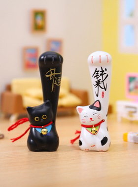 创意好寓意前台收银摆件巨力猫盲盒新款萌宠家居玄关摆件礼物