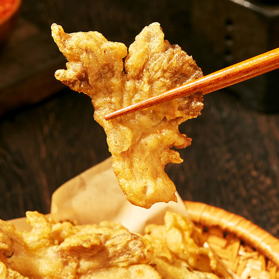 【4袋】天海藏酥炸平菇 休闲解馋空气炸锅油炸蘑菇小吃火锅食材