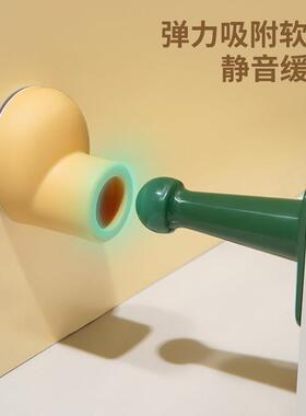 优思居软胶门吸免打孔门把手门后防撞垫厕所门阻挡门顶吸门器墙吸