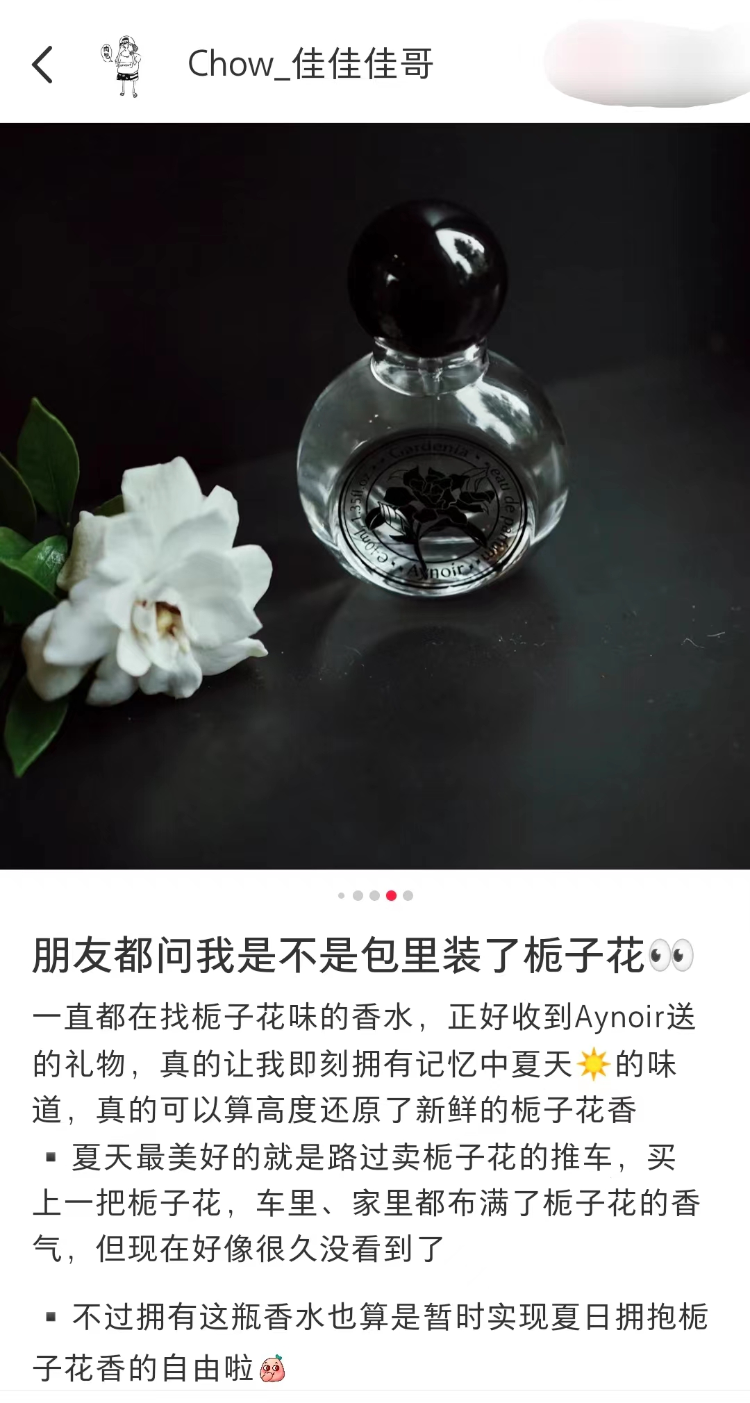 栀子花Aynoir香水分装小样清新淡雅持久留香试香小众如沐春风夏雨 - 图1