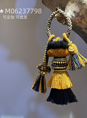 【定制】藏式包挂挂唐卡葫芦挂件流苏穗子小滴流项链编绳中国风