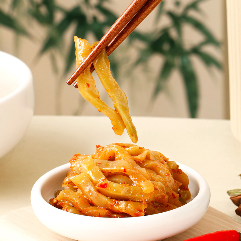 乌江榨菜80克*20袋涪陵微辣清淡榨菜碎粒开味红油下饭菜泡咸菜