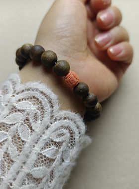 沉香原创手链 台料古龙珠3.2克