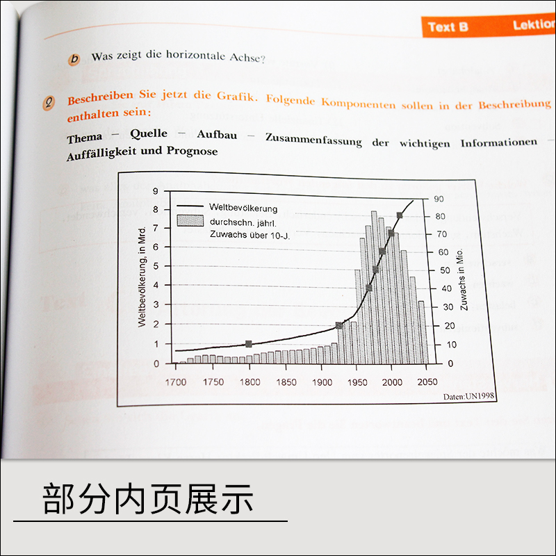 现货新求精德语强化教程中级1教材学生用书第四版+词汇手册新求精德语大学德语自学入门教材零基础书籍德语教材德语语法基础德语-图2