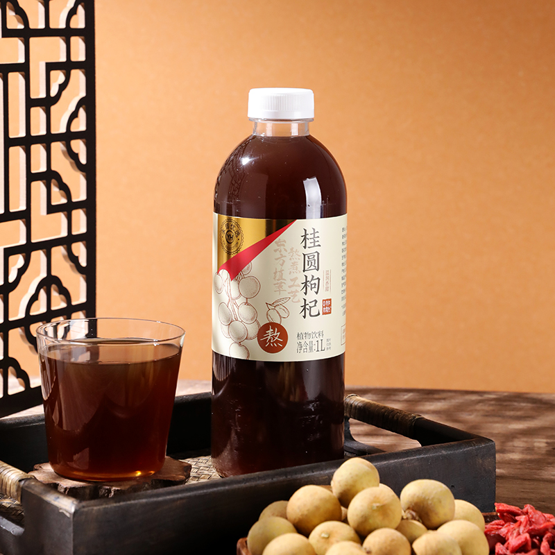 永辉优选茅根竹蔗水竹蔗马蹄1L小吊梨汤桂圆枸杞植物饮料饮品热卖