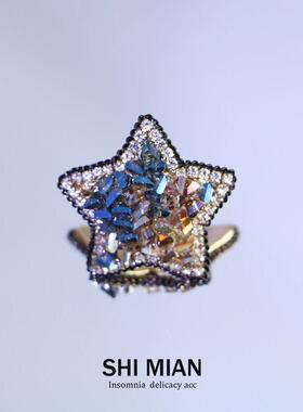 星星胸针女衣服别针配饰胸花