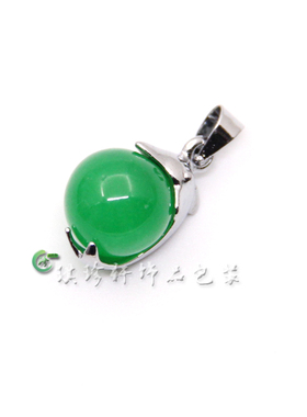 马来玉花开富贵珠宝配饰葫芦吊坠