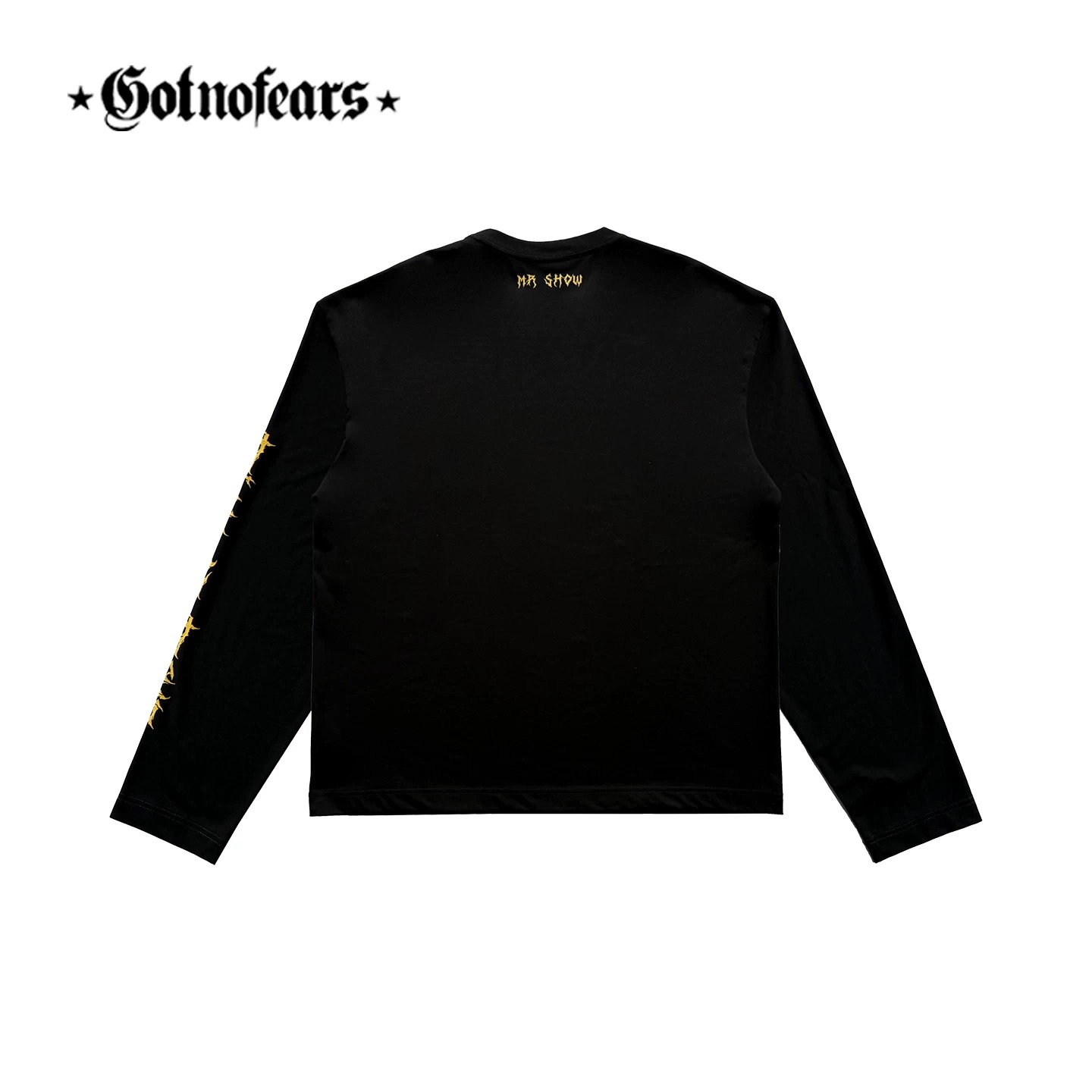 罗志祥Gotnofears正品MR.SHOW万圣节限定弹簧小丑印花复古长袖 - 图1