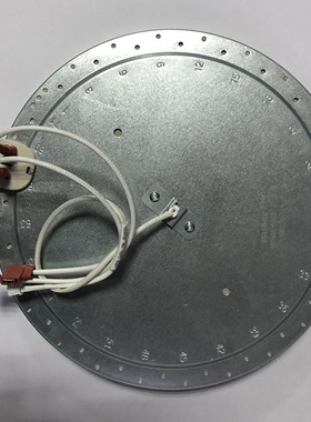 电陶炉配件通用直径25CM2600W二插接口加热丝发热盘光波炉炉盘芯