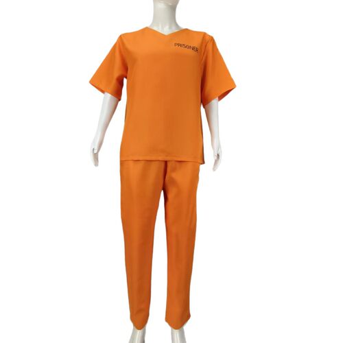 Halloween role-playing prison uniform set prison uniform - 图3