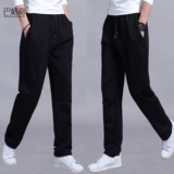 Мужские тонкие однотонные штаны для работы, осенние, делается под заказ