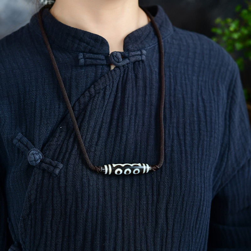 西藏传世天珠真品吊坠玛瑙锁骨链 宫妃项坠/吊坠