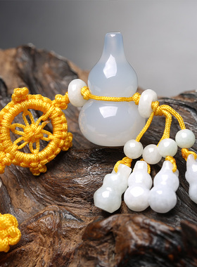 福禄吉祥-白玉葫芦门挂