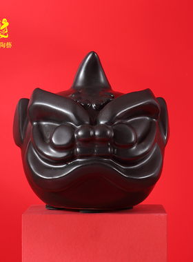 刘氏陶艺陶瓷摆件潮流艺术风国潮