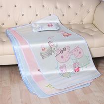 Summer baby chili chili baby bed baby bed ice silk mat cartoon mat freshman kindergarten lunchtime sleeping mat