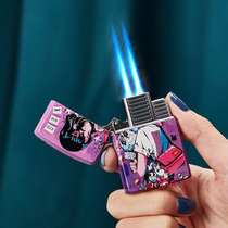 ZORRO Suro New Inflatable Lighter Cute Color Lacquered Cute Girl Personality Creative Windproof Gift boyfriend