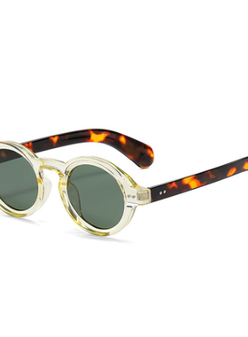 个性圆框米钉眼镜时尚跨境墨镜