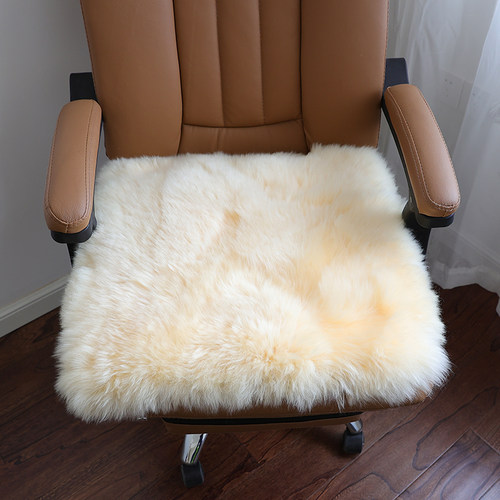 澳洲纯羊毛坐垫沙发垫椅垫办公室学生椅垫餐椅垫北欧椅子垫飘窗垫 - 图1