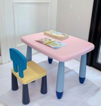 Childrens table and chairs suit study table writing table and chairs Chairs Toy Table Chairs Toys Table and chairs Home Thickening New