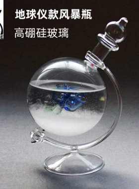 新年创意地球仪风暴天气