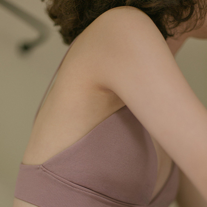 靴下物新款法式三角杯细夏季肩带 靴下物文胸