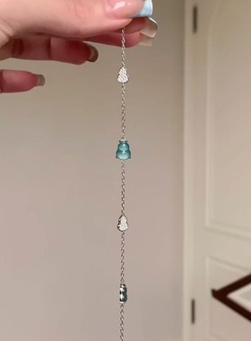 纯银s925非洲翠葫芦手链2025 女生新品小众精致手串时尚