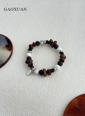 复古文艺原创设计感咖啡豆手链新中式民族风高颜值闺蜜情侣手串