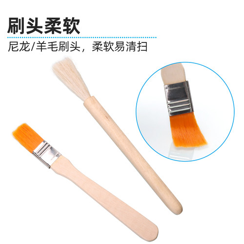 实验室天平刷 尼龙刷 羊毛刷 仪器刷 键盘主板除尘镜头刷电子天平刷 软毛刷 - 图1