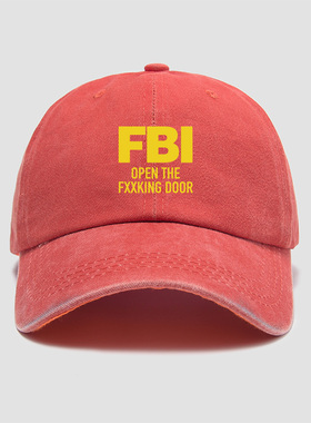 FBI联邦调查局CIA中央情报局美剧电影同款帽子棒球帽男女青少年鸭