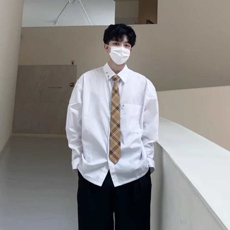 jk领带女生复古日系学院风装饰咖啡棕色格子休闲手打dk领带衬衫男,淘宝优惠券,粉丝福利购,淘宝优惠卷