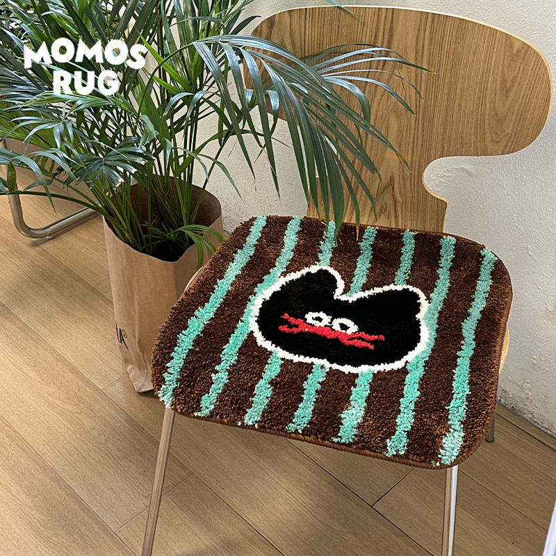 momosrug复古小象植绒椅垫沙发垫加厚卡通百搭办公室冬季加绒坐垫,淘宝优惠券,粉丝福利购,淘宝优惠卷