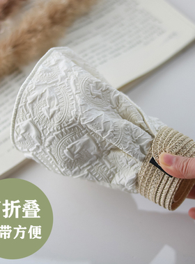 无顶防晒休闲太阳帽女