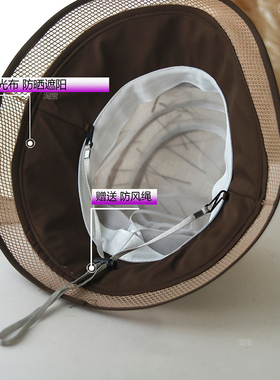 夏季复古宽檐防晒可折叠渔夫帽女