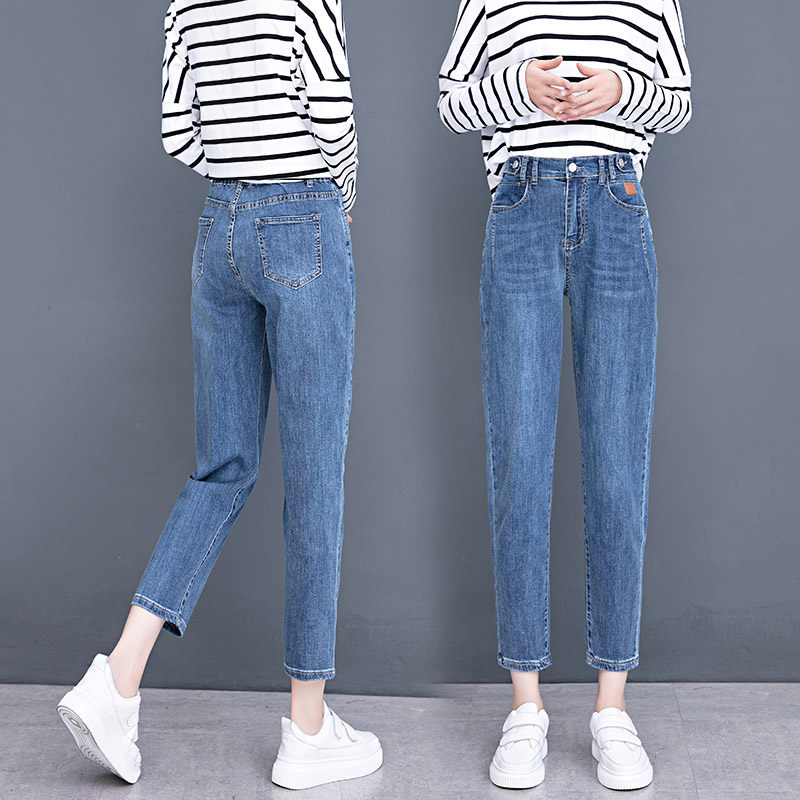 高腰女士2020新款修身以纯牛仔裤 尚吻蔓牛仔裤