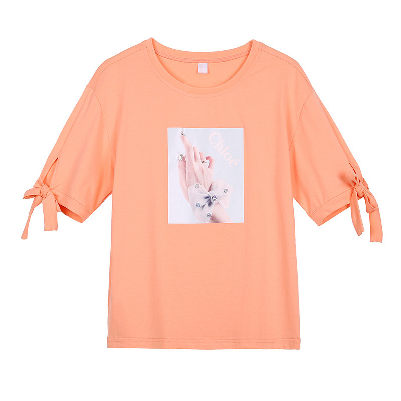 以纯短款t恤女夏装2020新款宽松 尚吻蔓T恤