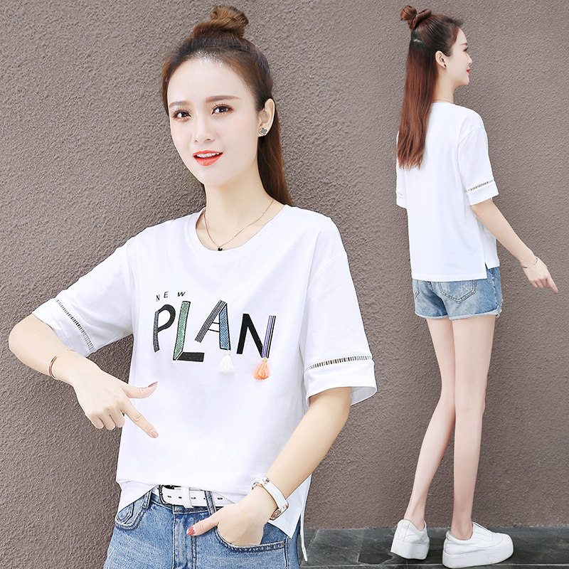 薄款短袖体恤2020新款女装以纯t恤 尚吻蔓T恤