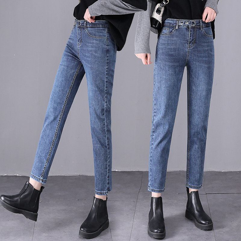 以纯官方旗舰店官网店铺小脚牛仔裤 尚吻蔓牛仔裤