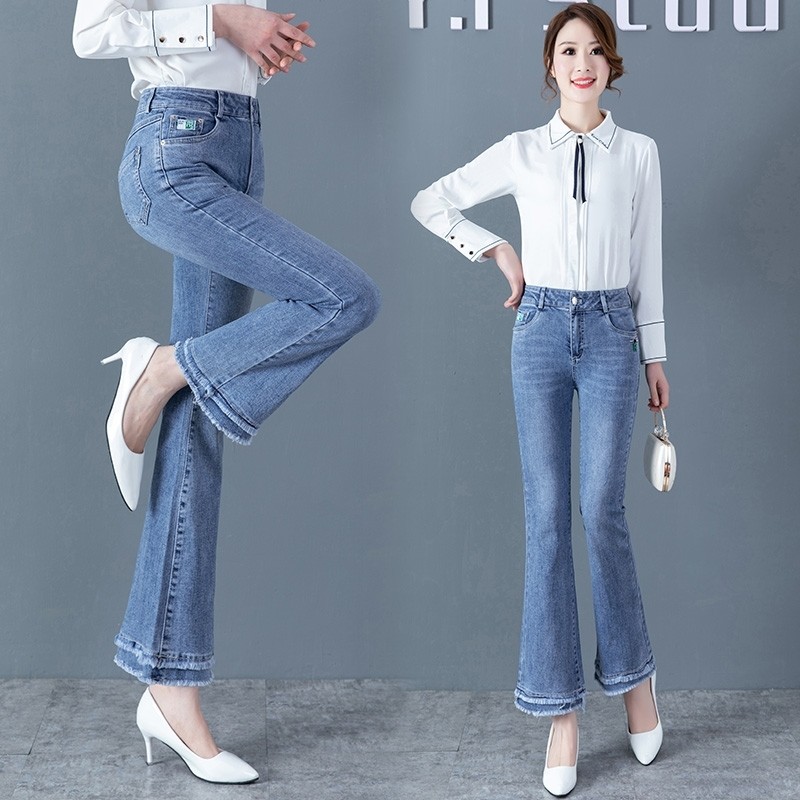 2020年新款春秋高腰显瘦以纯牛仔裤 尚吻蔓牛仔裤