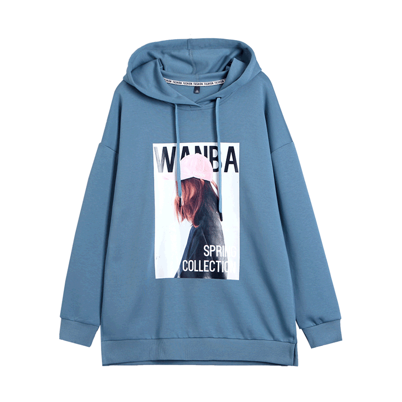 高端韩版连帽长袖女2020以纯卫衣 尚吻蔓卫衣/绒衫