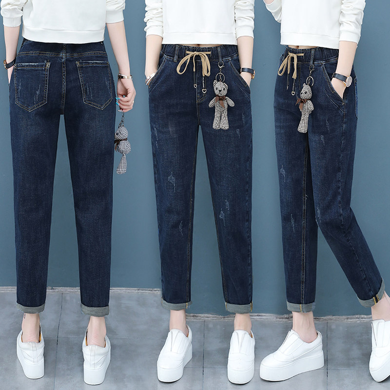 以纯官方旗舰店2020秋新款女牛仔裤 尚吻蔓牛仔裤