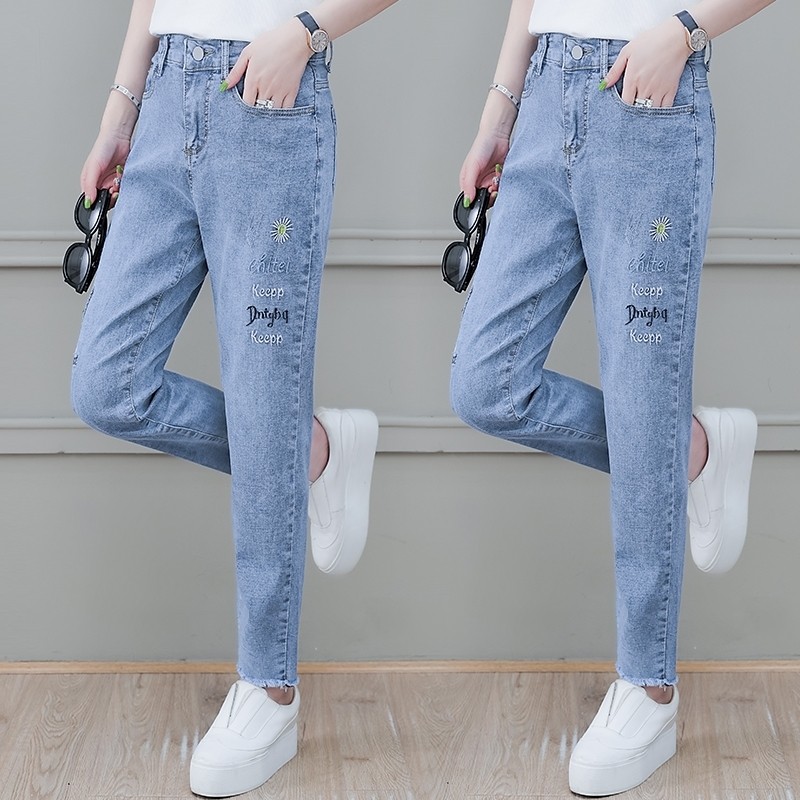 以纯官方旗舰店官网显瘦春夏牛仔裤 尚吻蔓牛仔裤