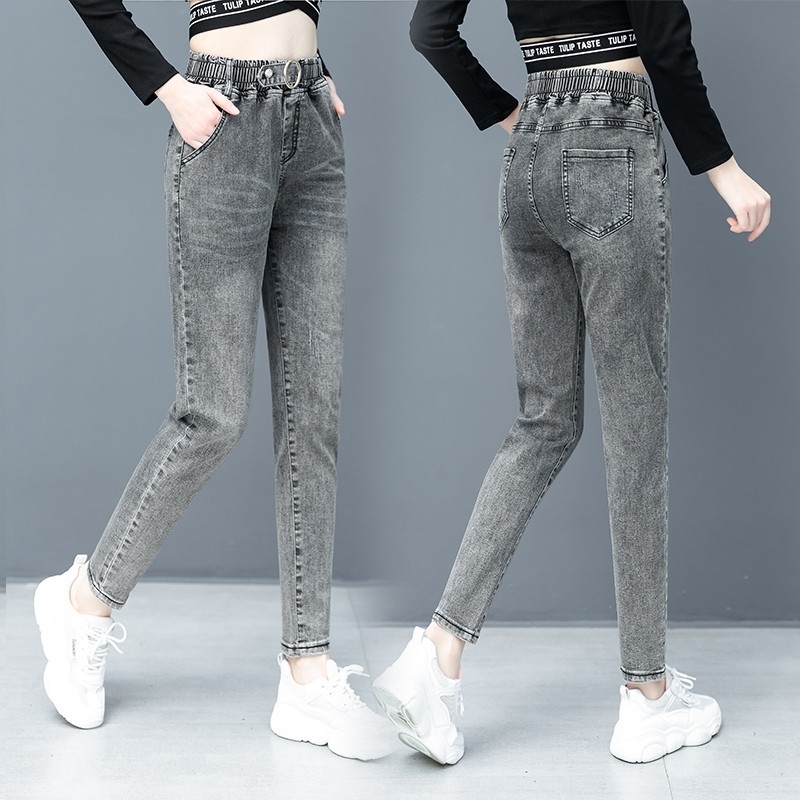 以纯官方旗舰店官网新款高腰百搭 尚吻蔓牛仔裤